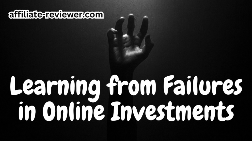 Learning from Failures in Online Investments
