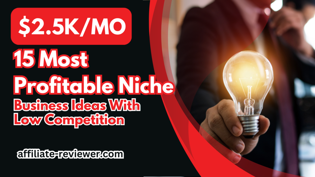 15 Most Profitable Niche Business Ideas With Low Competition