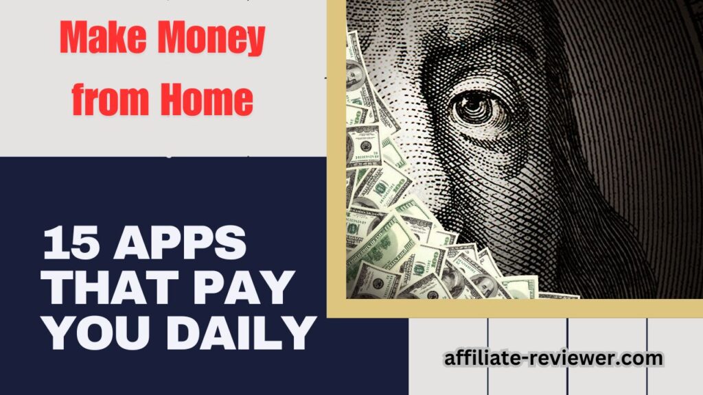 Make Money from Home: 15 Apps That Pay You DAILY!