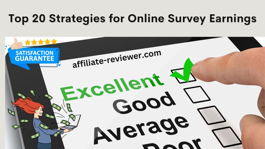 Top 20 Strategies for Online Survey Earnings