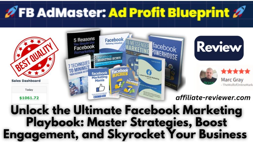 FB AdMaster: Ad Profit Blueprint Review-9 Essential eBooks