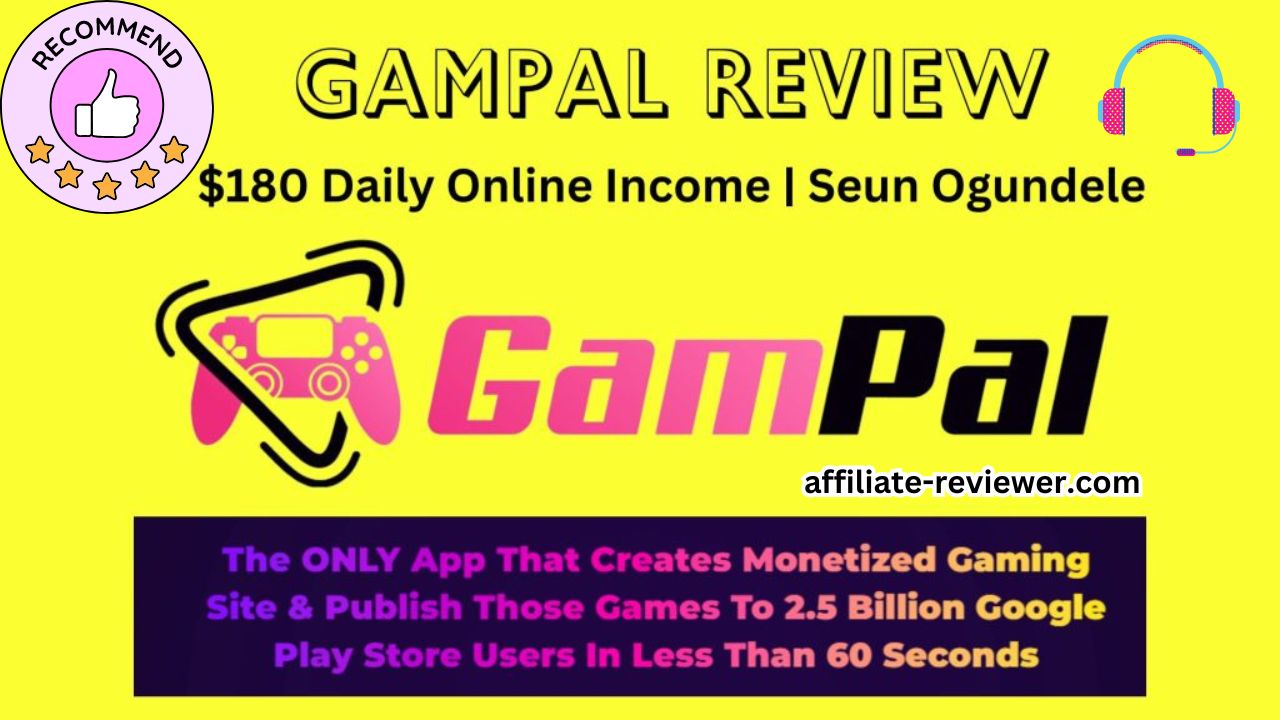 GamPAL Review: World First AI Game Site Builder Publish