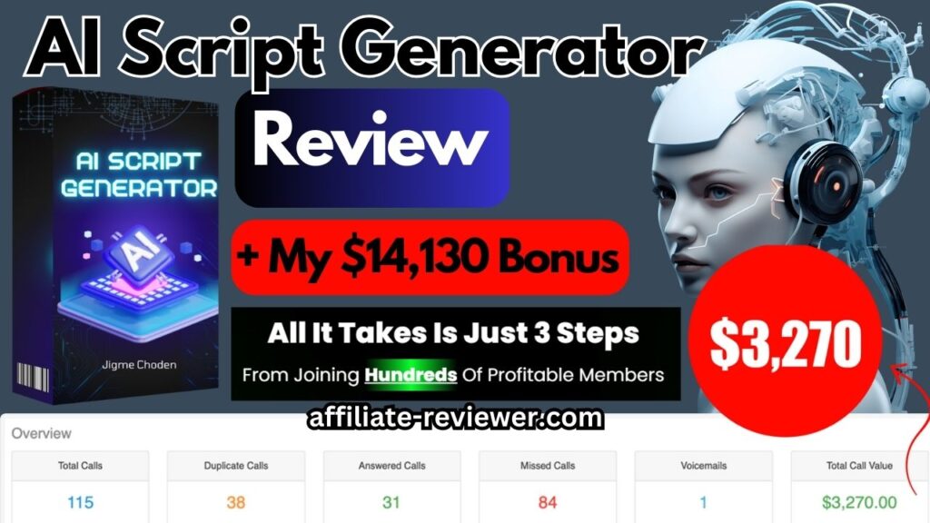 AI Script Generator Review: Passive Income Made Easy with AI