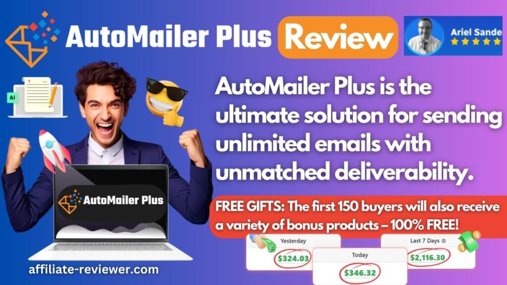 AutoMailer Plus Review: Boost Your Email Deliverability with 99.96% Success Rate