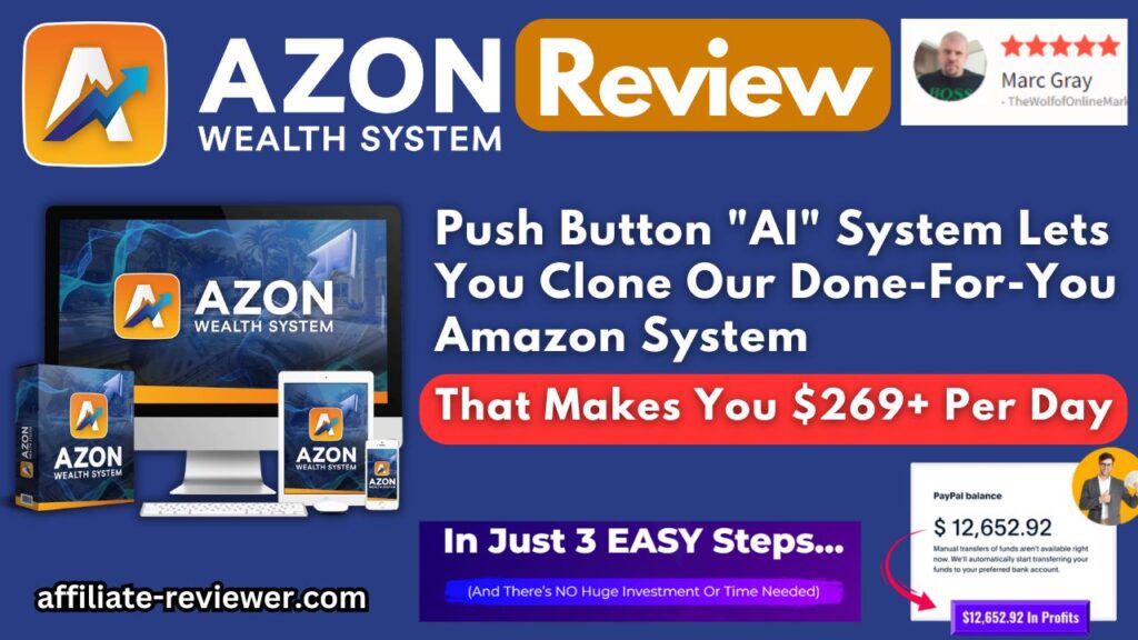 AZON Wealth System : Your Ultimate Guide to Amazon Success