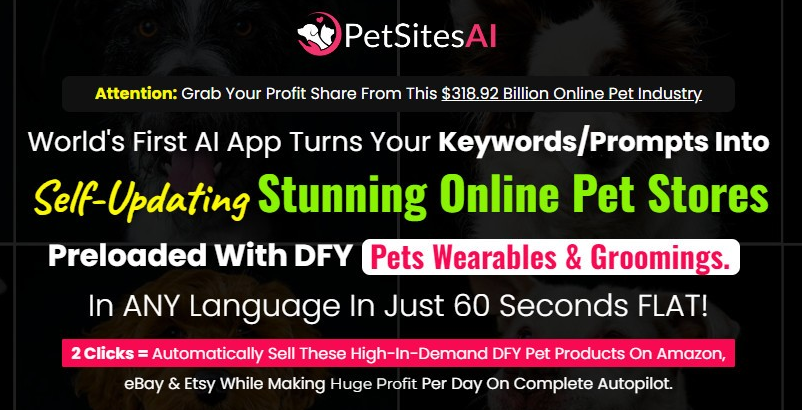 Key Features: PetSitesAI Review