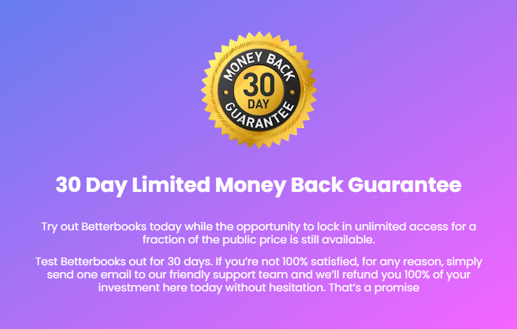 Money Back Guarantee!