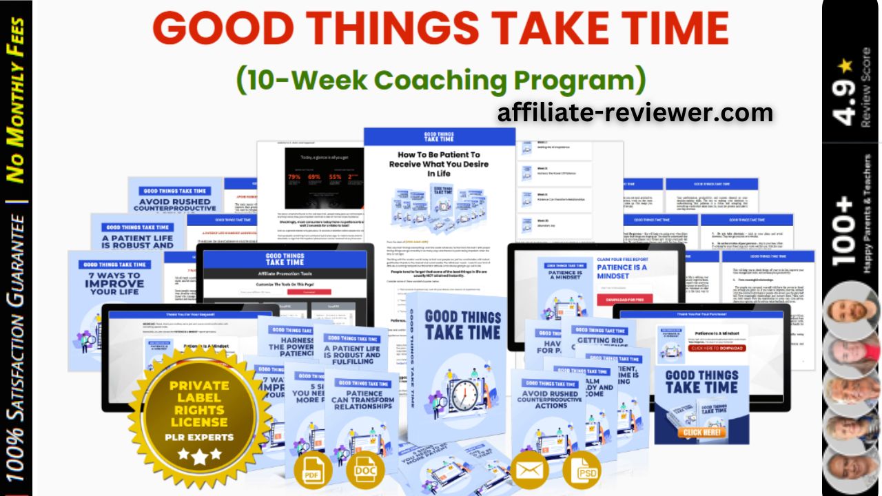 Good Things Take Time Review: Master Success with Reliable Growth Methods.