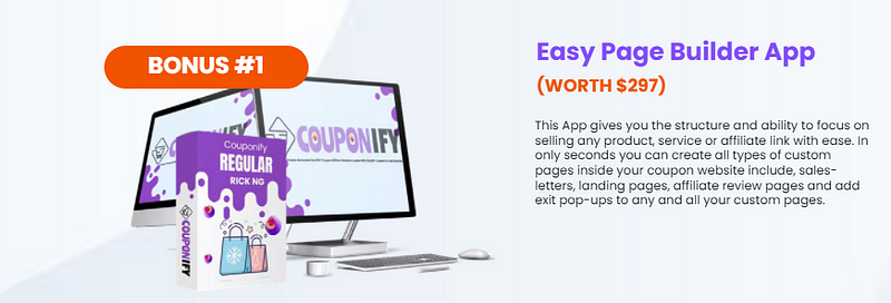 Complimentary bonuses From this Couponify Review