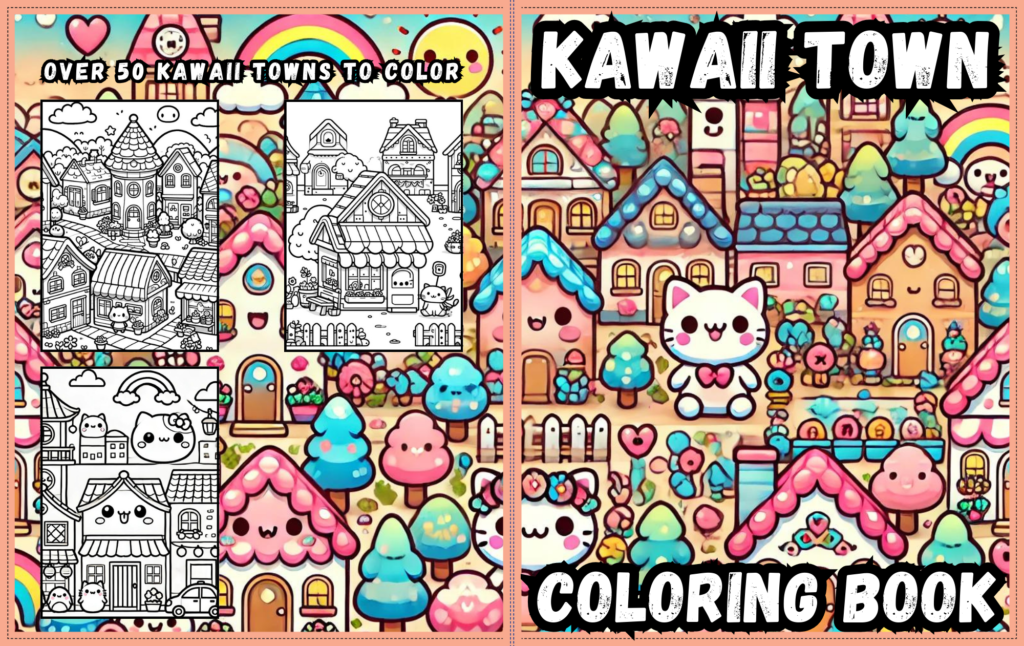 What Does Kawaii Town Prints Include?