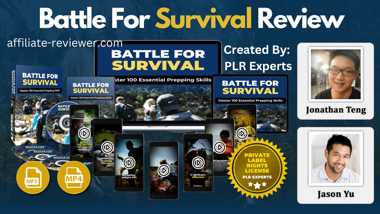 Battle For Survival Review: 100 Done-for-You Prepping Skills Videos with PLR