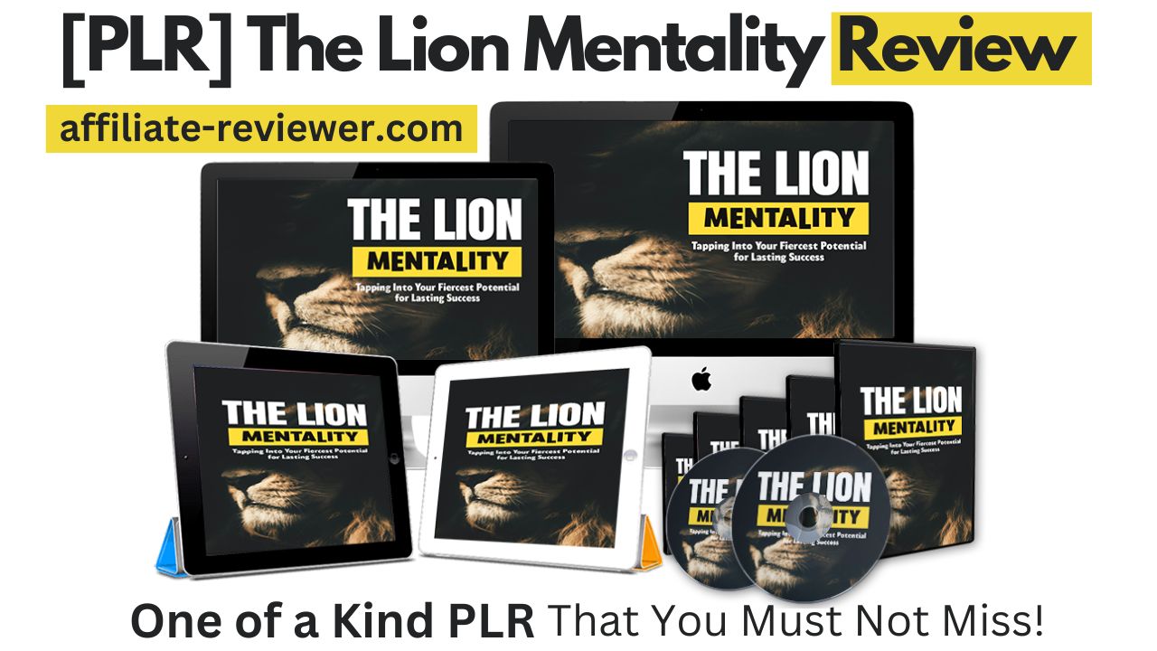 [PLR] The Lion Mentality Review: Your Key to Building a Thriving Self-Help Business