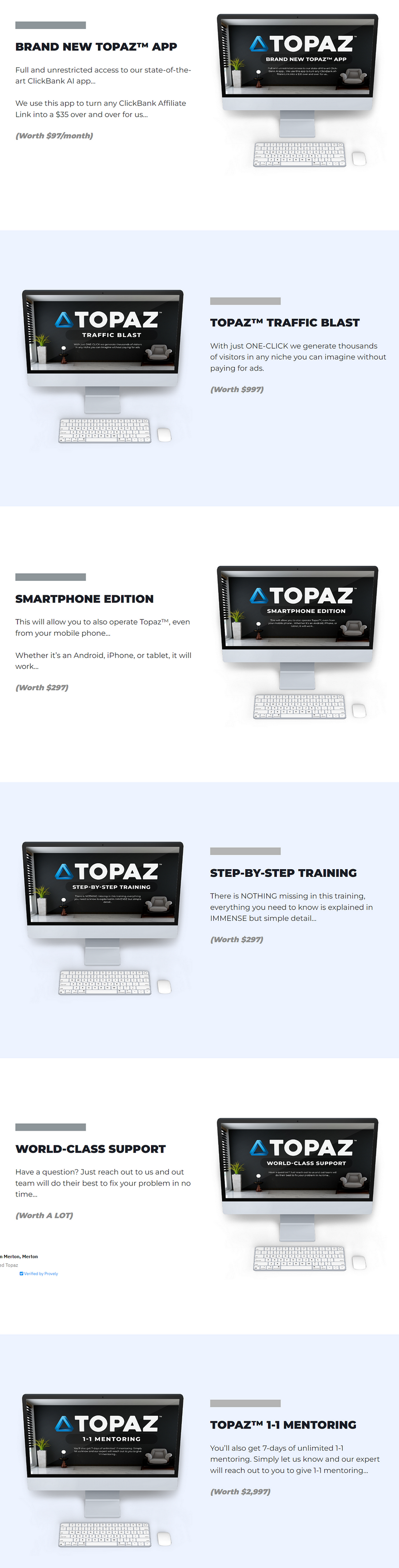 TOPAZ APP REVIEW — THE SOFTWARE DEVELOPERS