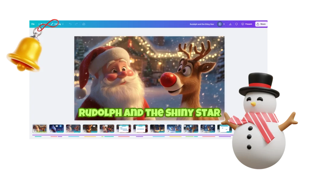 How Does Christmas Exploration Stories 2.0 - PLR CANVA Work?
Step 2