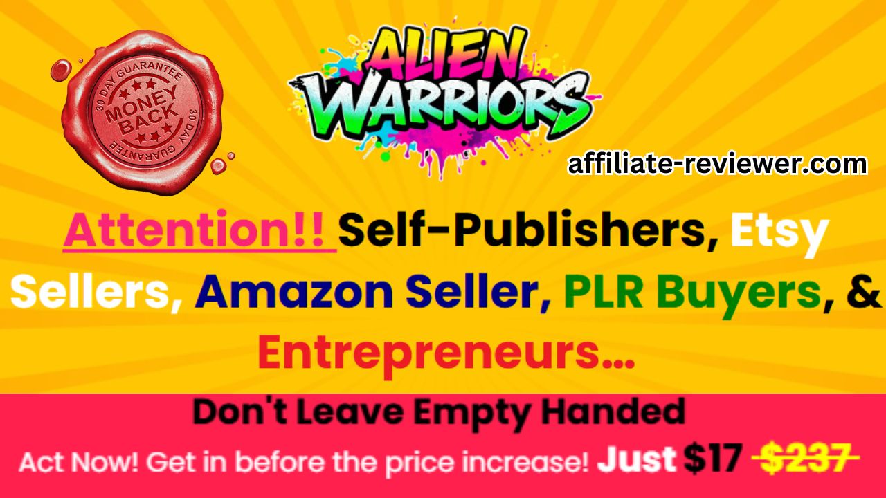 Alien Warriors PLR Review – Stunning Coloring Pages to Boost Your Business!