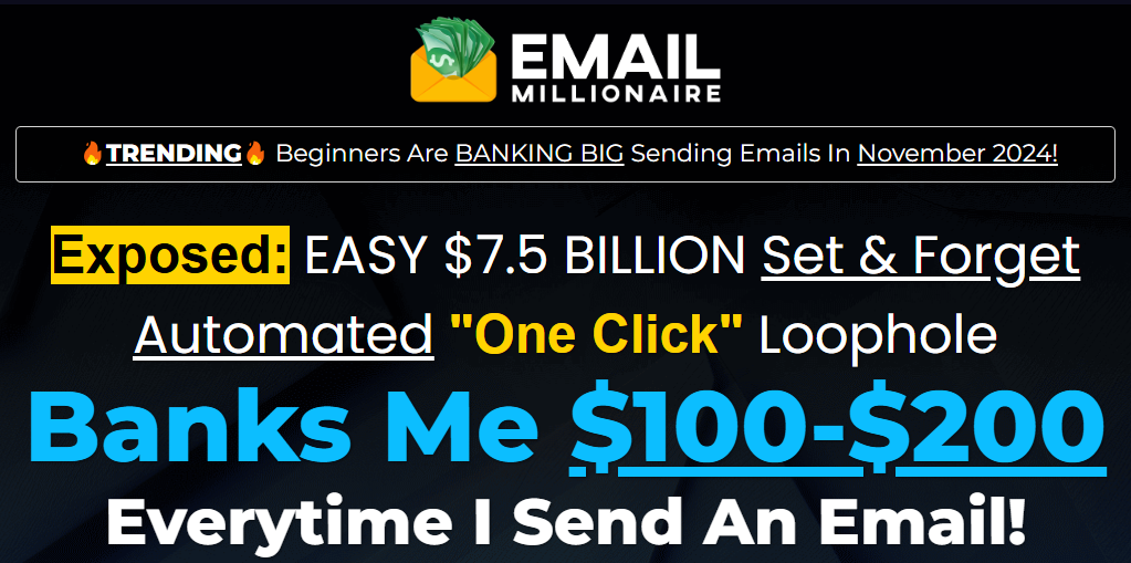 Email Millionaire Review