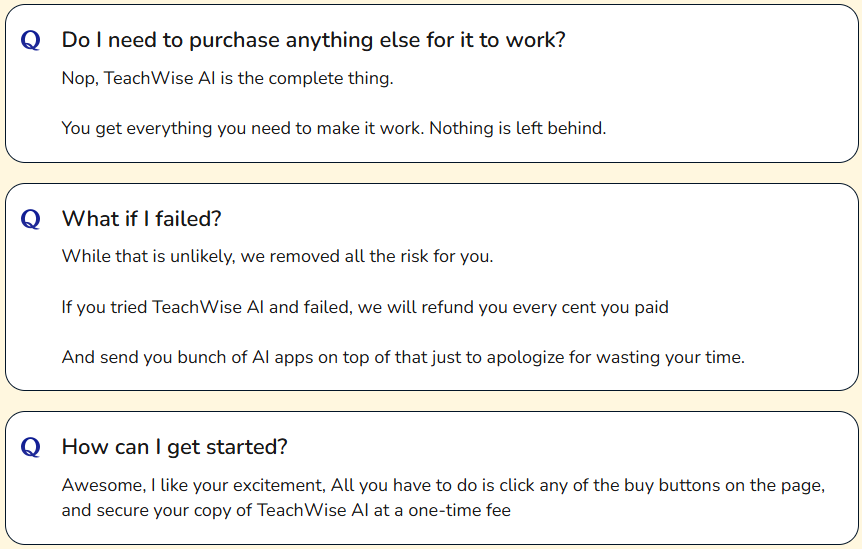 TeachWise AI Review Questions