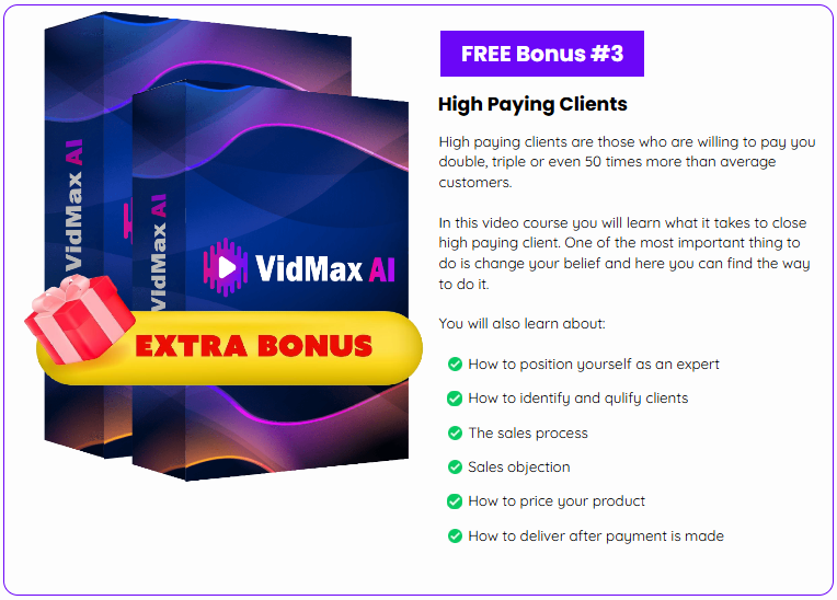 Vidmax AI Review Bonus #3