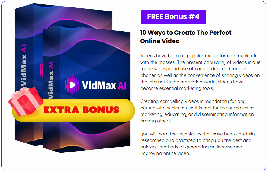 Vidmax AI Review Bonus #4