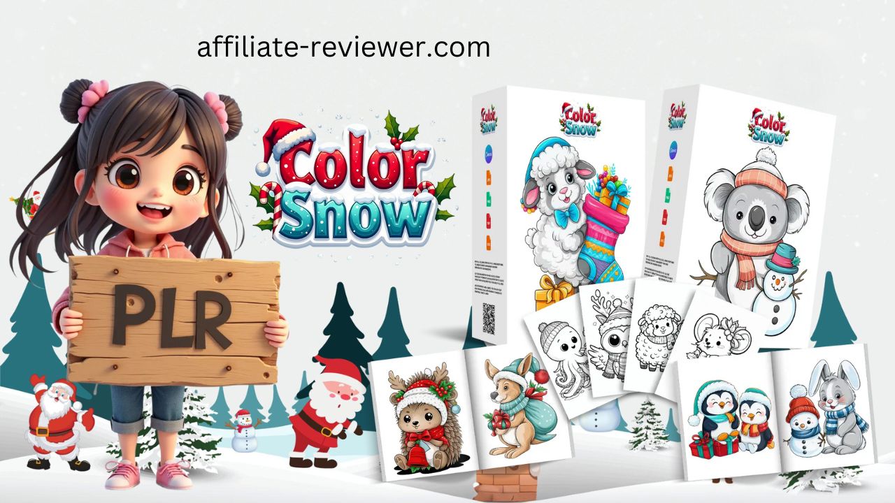 ColorSnow (PLR) Coloring Pack Review: The Ultimate Tool for Profiting in the Coloring Book Market