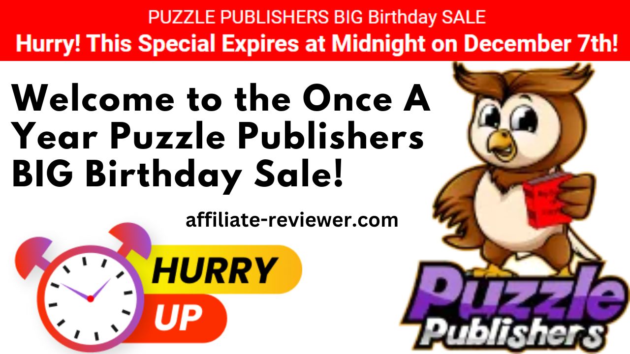 Puzzle Publisher Review: Celebrate the Birthday Sale with 20K Bonuses!