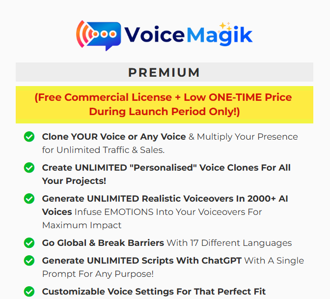 VoiceMagik Review Price