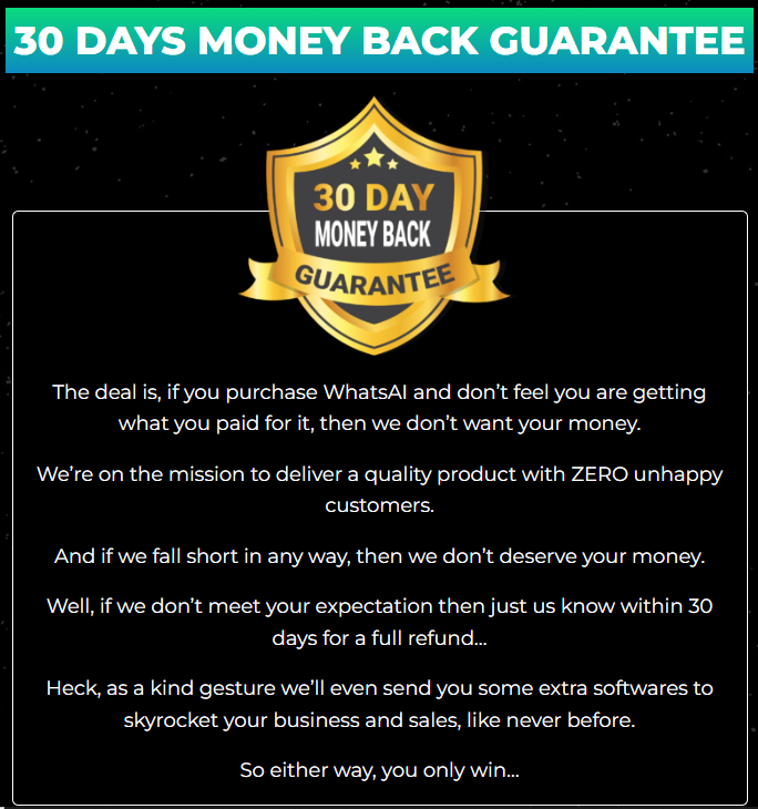 Money Back Guarantee