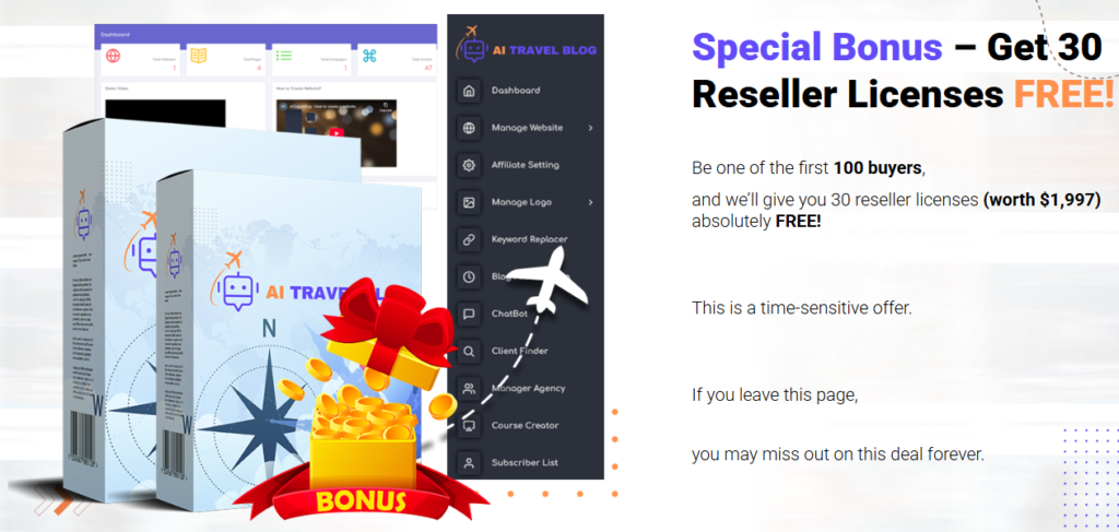 AI Travel Blog Review Bonus