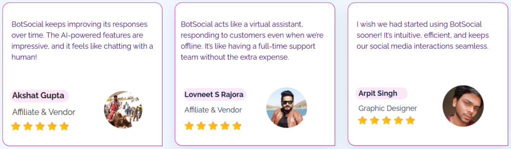 BotSocial AI Review Comments